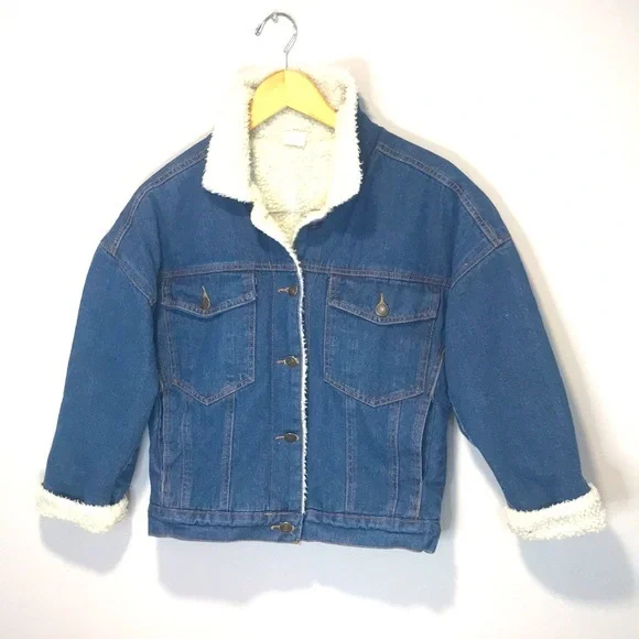 Rare DIOR Stitch & Rhinestone Fleece Denim Jacket - Picture 5 of 10